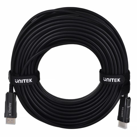 UNITEK KABEL OPTYCZNY HDMI 2.0 Active Optical Cable 4K 60HZ 25M UNITEK UNITEK KABEL OPTYCZNY HDMI 2.0 Active Optical Cable 4K 60HZ 25M UNITEK