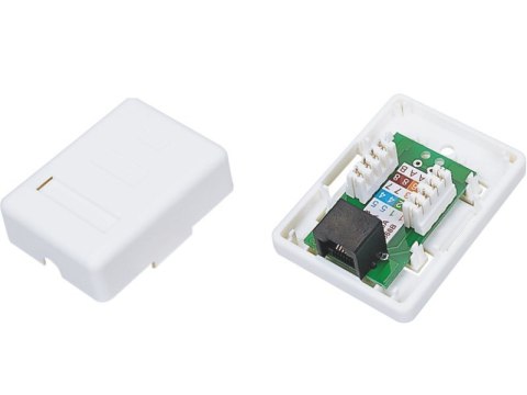 ALANTEC Gniazdo natynkowe UTP kat.5e 1xRJ45 ALANTEC ALANTEC Gniazdo natynkowe UTP kat.5e 1xRJ45 ALANTEC
