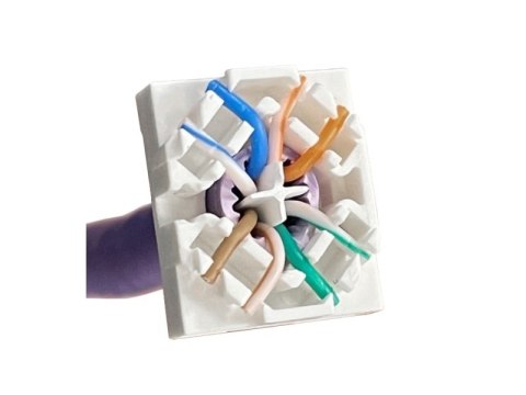 ALANTEC Moduł keystone RJ45 beznarzędziowy STP kat.6A PoE+ ALANTEC ALANTEC Moduł keystone RJ45 beznarzędziowy STP kat.6A PoE+ ALANTEC