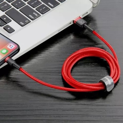 BASEUS KABEL LIGHTNING USB CAFULE1,5A 2M CZERWONY Baseus BASEUS KABEL LIGHTNING USB CAFULE1,5A 2M CZERWONY Baseus