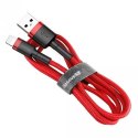 BASEUS KABEL LIGHTNING USB CAFULE1,5A 2M CZERWONY Baseus