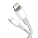 BASEUS KABEL USB-C DO LIGHTNING 20W, 5A, 1M(BIAŁY) Baseus