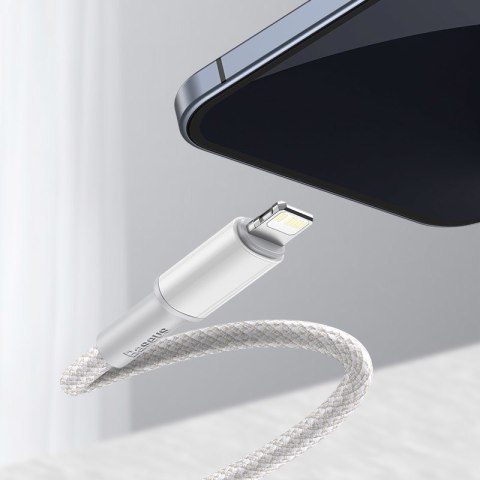BASEUS KABEL USB-C DO LIGHTNING 20W, 5A, 1M(BIAŁY) Baseus BASEUS KABEL USB-C DO LIGHTNING 20W, 5A, 1M(BIAŁY) Baseus