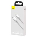 BASEUS KABEL USB-C DO LIGHTNING 20W, 5A, 1M(BIAŁY) Baseus
