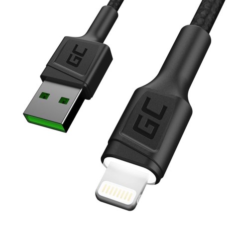 GREEN CELL KABEL KABGC05 KABEL GREEN CELL GC RAY USB - LIGHTNING 120CM, BIAŁY LED, SZYBKIE ŁADOWANIE Green Cell GREEN CELL KABEL KABGC05 KABEL GREEN CELL GC RAY USB - LIGHTNING 120CM, BIAŁY LED, SZYBKIE ŁADOWANIE Green Cell
