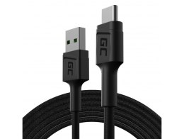 GREEN CELL KABEL KABGC19 GC POWERSTREAM USB-A - USB-C 200CM, SZYBKIE ŁADOWANIE ULTRA CHARGE, QC 3.0 Green Cell