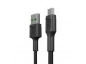 GREEN CELL KABEL KABGC23 GC POWERSTREAM USB-A - MICRO USB 30CM, SZYBKIE ŁADOWANIE ULTRA CHARGE, QC 3.0 Green Cell