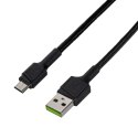 GREEN CELL KABEL KABGC23 GC POWERSTREAM USB-A - MICRO USB 30CM, SZYBKIE ŁADOWANIE ULTRA CHARGE, QC 3.0 Green Cell