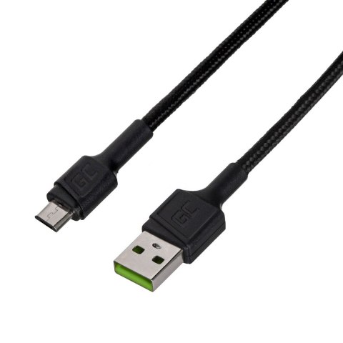 GREEN CELL KABEL KABGC23 GC POWERSTREAM USB-A - MICRO USB 30CM, SZYBKIE ŁADOWANIE ULTRA CHARGE, QC 3.0 Green Cell GREEN CELL KABEL KABGC23 GC POWERSTREAM USB-A - MICRO USB 30CM, SZYBKIE ŁADOWANIE ULTRA CHARGE, QC 3.0 Green Cell
