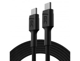 GREEN CELL KABEL KABGC29 GC POWERSTREAM USB-C - USB-C 200CM, POWER DELIVERY 60W, ULTRA CHARGE, QC 3.0 Green Cell