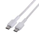 GREEN CELL KABEL KABGC31W GC POWERSTREAM USB-C - USB-C 30CM, POWER DELIVERY 60W, ULTRA CHARGE, QC 3.0, BIAŁY Green Cell