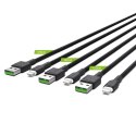 GREEN CELL ZESTAW KABLI KABGCSET05 3X KABEL GC RAY USB - LIGHTNING 120CM, BIAŁY LED Green Cell