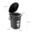 GREENBLUE TOALETA TURYSTYCZNA, CZARNO-GRANATOWA GB320BB GreenBlue