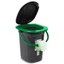 GREENBLUE TOALETA TURYSTYCZNA, CZARNO-ZIELONA GB320BG GreenBlue