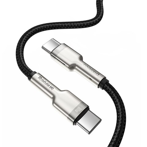 KABEL USB-C DO USB-C BASEUS CAFULE, 100W, 1M (CZARNY) KABEL USB CATJK-C01 Baseus KABEL USB-C DO USB-C BASEUS CAFULE, 100W, 1M (CZARNY) KABEL USB CATJK-C01 Baseus