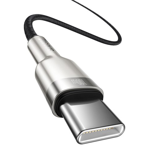KABEL USB-C DO USB-C BASEUS CAFULE, 100W, 1M (CZARNY) KABEL USB CATJK-C01 Baseus KABEL USB-C DO USB-C BASEUS CAFULE, 100W, 1M (CZARNY) KABEL USB CATJK-C01 Baseus
