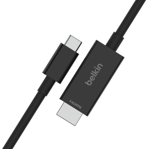 Kabel Belkin Connect USB-C to HDMI 2.1 Cable 2m Black Belkin Kabel Belkin Connect USB-C to HDMI 2.1 Cable 2m Black Belkin