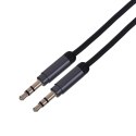 Kabel GEMBIRD CCAP-444-1M (Mini Jack M - Mini Jack M; 1m; kolor czarny) GEMBIRD