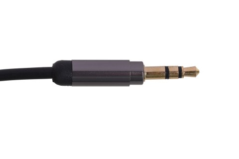 Kabel GEMBIRD CCAP-444-1M (Mini Jack M - Mini Jack M; 1m; kolor czarny) GEMBIRD Kabel GEMBIRD CCAP-444-1M (Mini Jack M - Mini Jack M; 1m; kolor czarny) GEMBIRD
