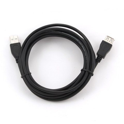 Kabel GEMBIRD CCP-USB2-AMAF-10 (USB 2.0 typu A F - USB 2.0 typu A M; 3m; kolor czarny) GEMBIRD Kabel GEMBIRD CCP-USB2-AMAF-10 (USB 2.0 typu A F - USB 2.0 typu A M; 3m; kolor czarny) GEMBIRD