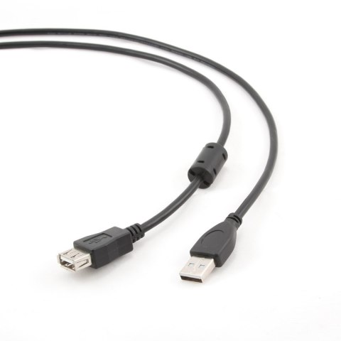 Kabel GEMBIRD CCP-USB2-AMAF-6 (USB 2.0 typu A F - USB 2.0 typu B M; 1,8m; kolor czarny) GEMBIRD Kabel GEMBIRD CCP-USB2-AMAF-6 (USB 2.0 typu A F - USB 2.0 typu B M; 1,8m; kolor czarny) GEMBIRD