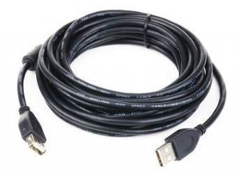 Kabel GEMBIRD CCP-USB2-AMAF-6 (USB 2.0 typu A F - USB 2.0 typu B M; 1,8m; kolor czarny) GEMBIRD Kabel GEMBIRD CCP-USB2-AMAF-6 (USB 2.0 typu A F - USB 2.0 typu B M; 1,8m; kolor czarny) GEMBIRD