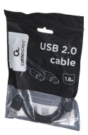 Kabel GEMBIRD CCP-USB2-AMAM-6 (USB 2.0 typu A M - USB 2.0 typu A M; 1,8m; kolor czarny) GEMBIRD