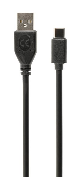 Kabel GEMBIRD CCP-USB2-AMCM-6 (USB 2.0 M - USB typu C M; 1,8m; kolor czarny) GEMBIRD