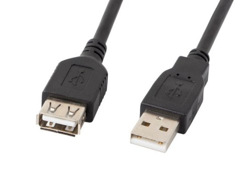 Kabel Lanberg CA-USBE-10CC-0018-BK (USB 2.0 M - USB 2.0 F; 1,8m; kolor czarny) Lanberg Kabel Lanberg CA-USBE-10CC-0018-BK (USB 2.0 M - USB 2.0 F; 1,8m; kolor czarny) Lanberg