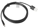 Kabel Lanberg CA-USBO-10CC-0018-BK (USB 2.0 typu A M - USB typu C M; 1,8m; kolor czarny) Lanberg
