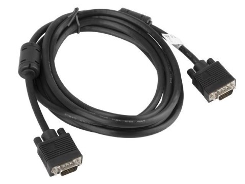 Kabel Lanberg CA-VGAC-10CC-0030-B (D-Sub (VGA) M - D-Sub (VGA) M; 3m; kolor czarny) Lanberg Kabel Lanberg CA-VGAC-10CC-0030-B (D-Sub (VGA) M - D-Sub (VGA) M; 3m; kolor czarny) Lanberg