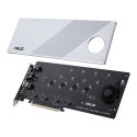 Kontroler ASUS Hyper M.2 PCIe 4.0 x16, 4x M.2 NVMe (2242/2260/2280/22110) GEN 4 ASUS