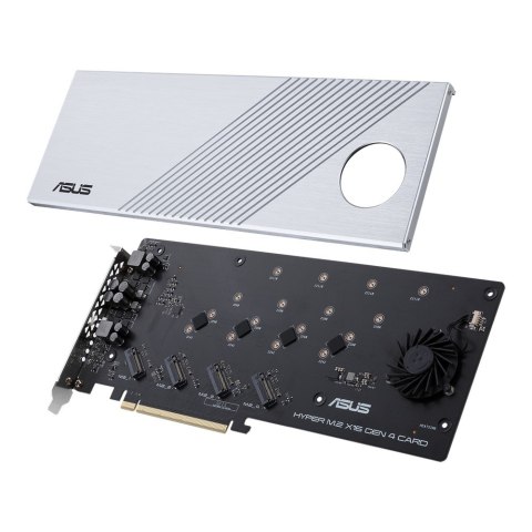 Kontroler ASUS Hyper M.2 PCIe 4.0 x16, 4x M.2 NVMe (2242/2260/2280/22110) GEN 4 ASUS Kontroler ASUS Hyper M.2 PCIe 4.0 x16, 4x M.2 NVMe (2242/2260/2280/22110) GEN 4 ASUS