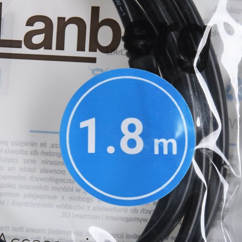 LANBERG KABEL USB-A 2.0 M/M 1.8M CZARNY CA-USBA-20CU-0018-BK Lanberg LANBERG KABEL USB-A 2.0 M/M 1.8M CZARNY CA-USBA-20CU-0018-BK Lanberg