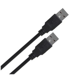LANBERG KABEL USB-A 2.0 M/M 1M CZARNY CA-USBA-20CU-0010-BK Lanberg