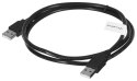 LANBERG KABEL USB-A 2.0 M/M 1M CZARNY CA-USBA-20CU-0010-BK Lanberg
