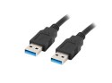 LANBERG KABEL USB-A 3.0 M/M 1M CZARNY CA-USBA-30CU-0010-BK Lanberg