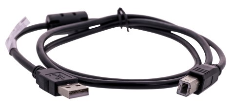 LANBERG KABEL USB-A -> USB-B M/M 1M (FERRYT, CZARNY) CA-USBA-11CC-0010-BK Lanberg LANBERG KABEL USB-A -> USB-B M/M 1M (FERRYT, CZARNY) CA-USBA-11CC-0010-BK Lanberg