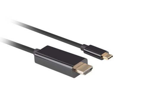 LANBERG KABEL USB-C(M)->HDMI(M) 1M 4K 60HZ CZARNY CA-CMHD-10CU-0010-BK Lanberg LANBERG KABEL USB-C(M)->HDMI(M) 1M 4K 60HZ CZARNY CA-CMHD-10CU-0010-BK Lanberg