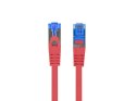 LANBERG PATCHCORD S/FTP KAT.6A 0.5M CZERWONY LSZH CCA (FLUKE PASSED) PCF6A-10CC-0050-R Lanberg