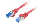 LANBERG PATCHCORD S/FTP KAT.6A 0.5M CZERWONY LSZH CCA (FLUKE PASSED) PCF6A-10CC-0050-R Lanberg