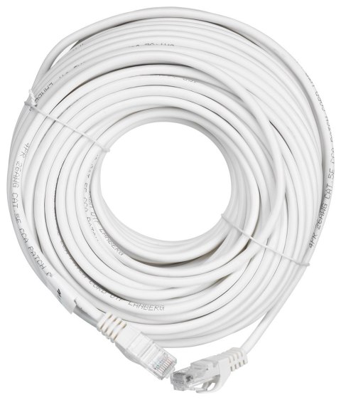 LANBERG PATCHCORD UTP KAT.5E 30M BIAŁY (FLUKE PASSED) PCU5-10CC-3000-W Lanberg LANBERG PATCHCORD UTP KAT.5E 30M BIAŁY (FLUKE PASSED) PCU5-10CC-3000-W Lanberg