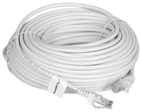 LANBERG PATCHCORD UTP KAT.5E 30M BIAŁY (FLUKE PASSED) PCU5-10CC-3000-W Lanberg LANBERG PATCHCORD UTP KAT.5E 30M BIAŁY (FLUKE PASSED) PCU5-10CC-3000-W Lanberg