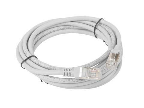 Patchcord Lanberg PCF5-10CC-0300-S (RJ45 - RJ45 ; 3m; kolor szary) Lanberg Patchcord Lanberg PCF5-10CC-0300-S (RJ45 - RJ45 ; 3m; kolor szary) Lanberg