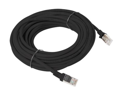 Patchcord UTP Lanberg PCU5-10CC-1000-BK (RJ45 - RJ45 ; 10m; UTP; kat. 5e; kolor czarny) Lanberg Patchcord UTP Lanberg PCU5-10CC-1000-BK (RJ45 - RJ45 ; 10m; UTP; kat. 5e; kolor czarny) Lanberg
