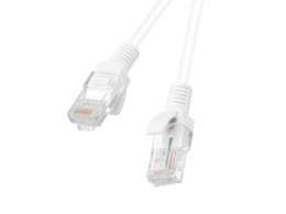 Patchcord U/UTP Lanberg PCU5-10CC-0300-W (RJ45 - RJ45 ; 3m; UTP; kat. 5e; kolor biały) Lanberg