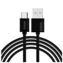 SOMOSTEL KABEL USB MICRO 3A CZARNY 3100MAH QUICK CHARGER 1.2M POWERLINE SMS-BP02 MICRO SOMOSTEL