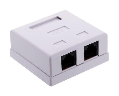 ALANTEC Gniazdo natynkowe UTP kat.6 2xRJ45 A-LAN ALANTEC Gniazdo natynkowe UTP kat.6 2xRJ45 A-LAN