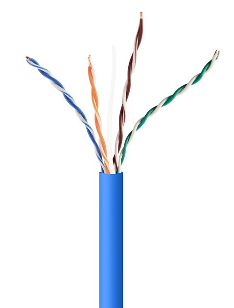 GEMBIRD UTP KABEL DRUT KAT 5E CCA 305M NIEBIESKI AWG24 GEMBIRD