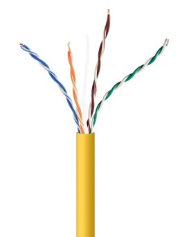 GEMBIRD UTP KABEL DRUT KAT 5E CCA 305M ŻÓŁTY AWG24 GEMBIRD